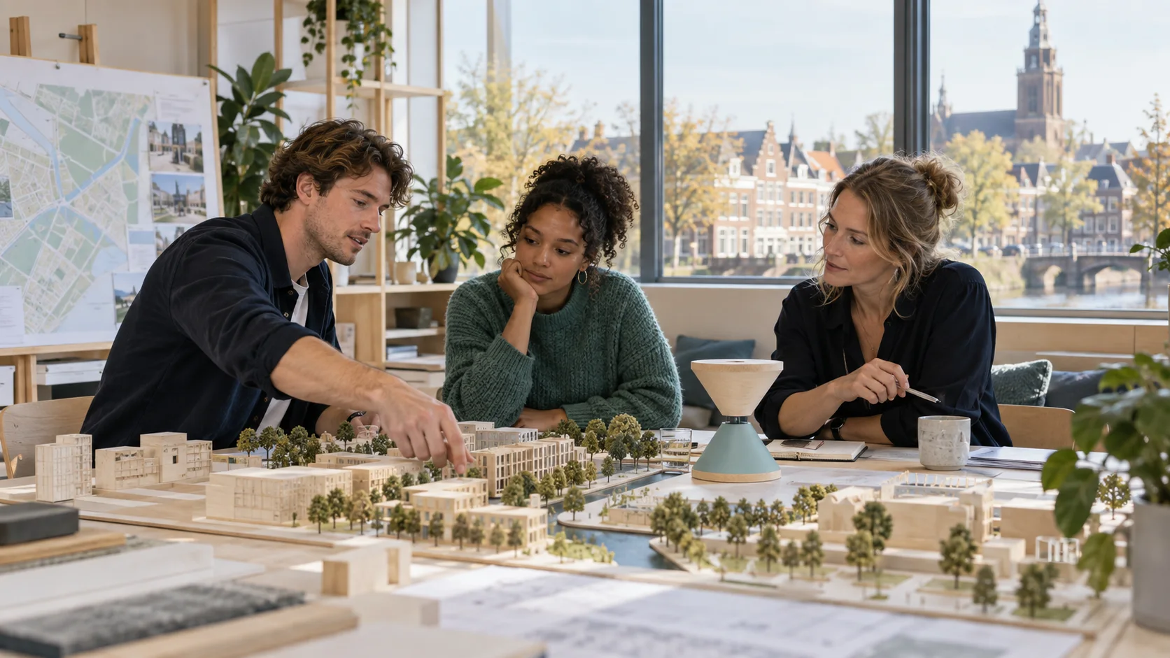 Een DJC-guide, jongere en gemeentelijke professional ontwerpen samen een lokale route.